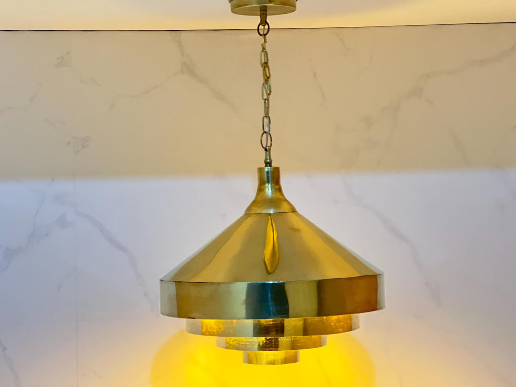 Vintage Inspired Gold Ceiling Lamp