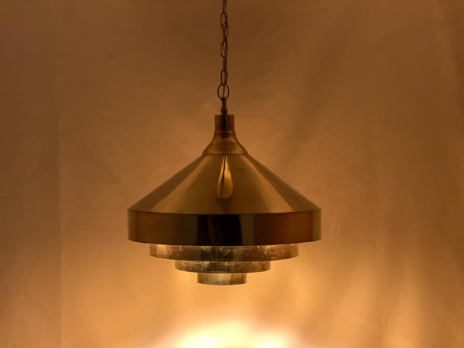 Vintage Inspired Gold Ceiling Lamp