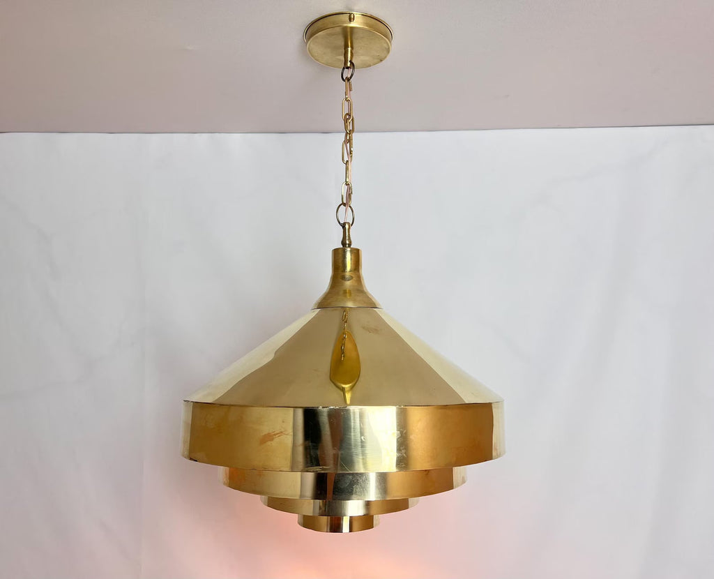 Vintage Inspired Gold Ceiling Lamp