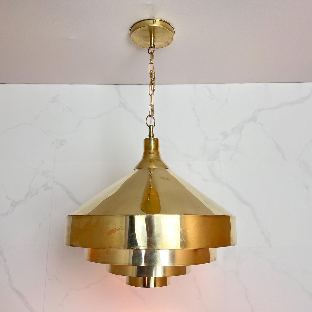 Vintage Inspired Gold Ceiling Lamp
