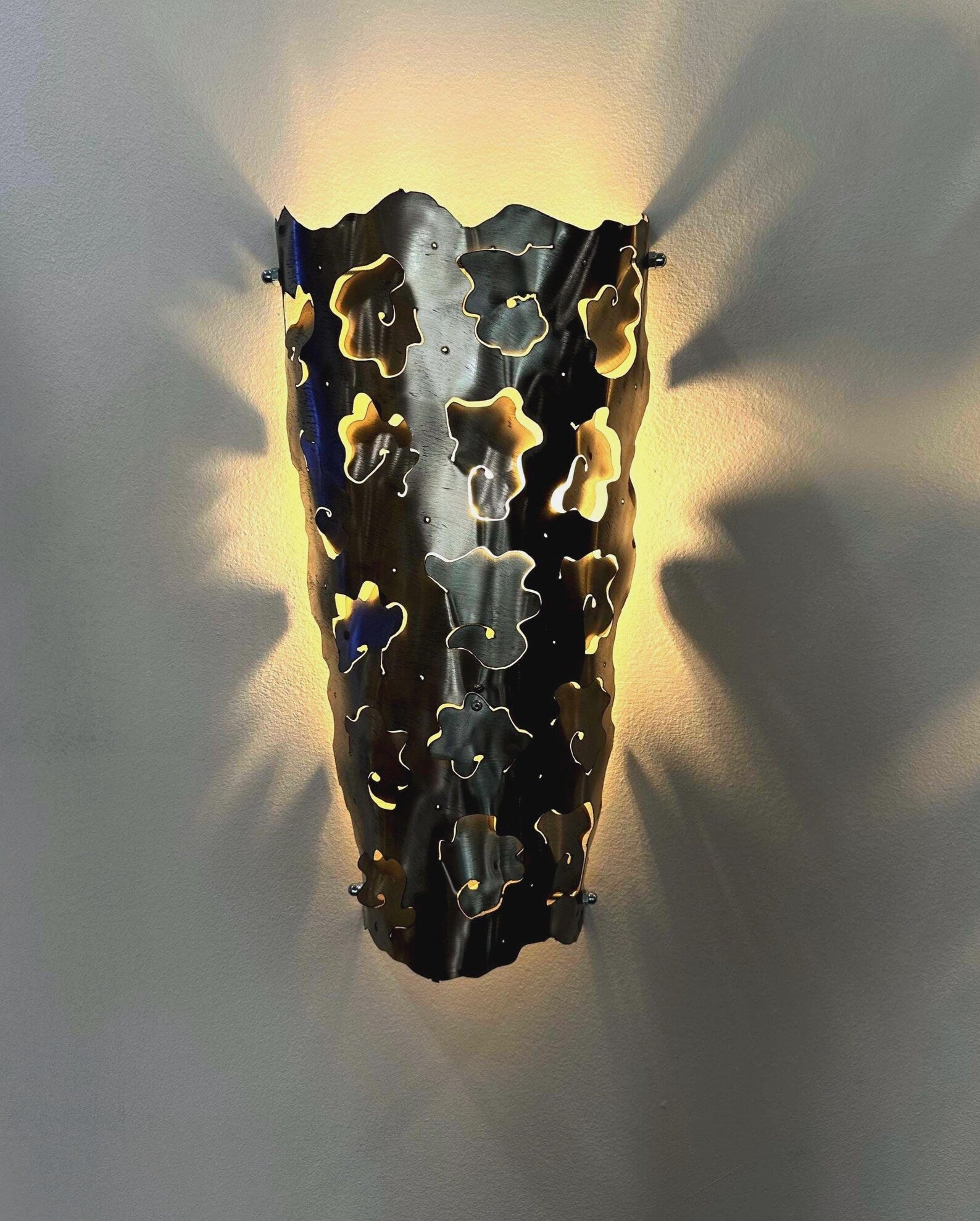 Silver Wall Sconce