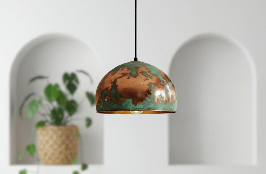 Handcrafted Hammered Ceiling Lamp