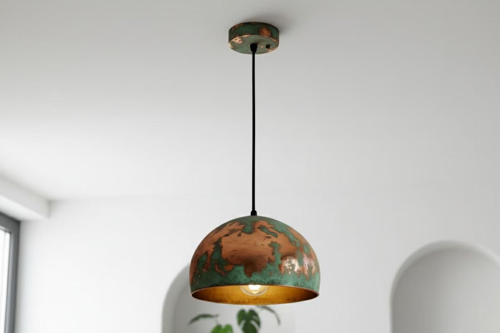 Handcrafted Hammered Ceiling Lamp