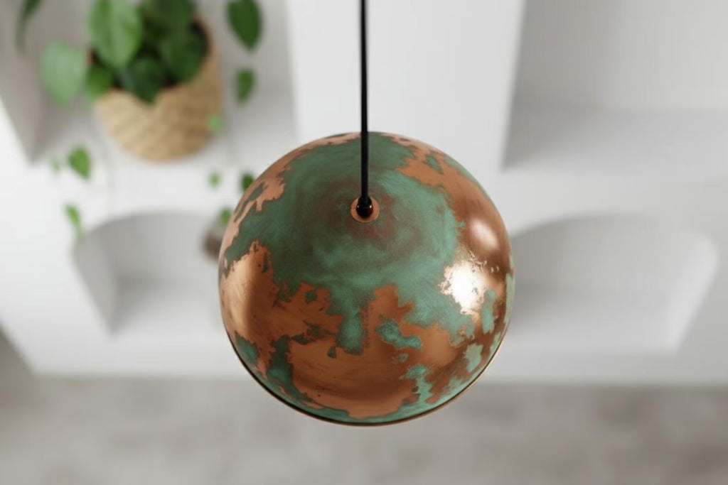 Handcrafted Hammered Ceiling Lamp