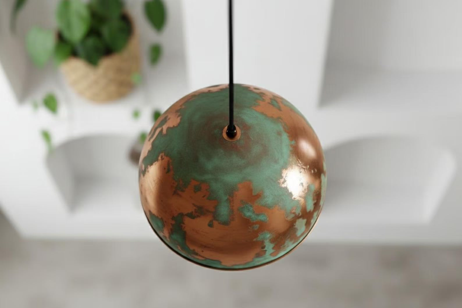 Handcrafted Hammered Ceiling Lamp
