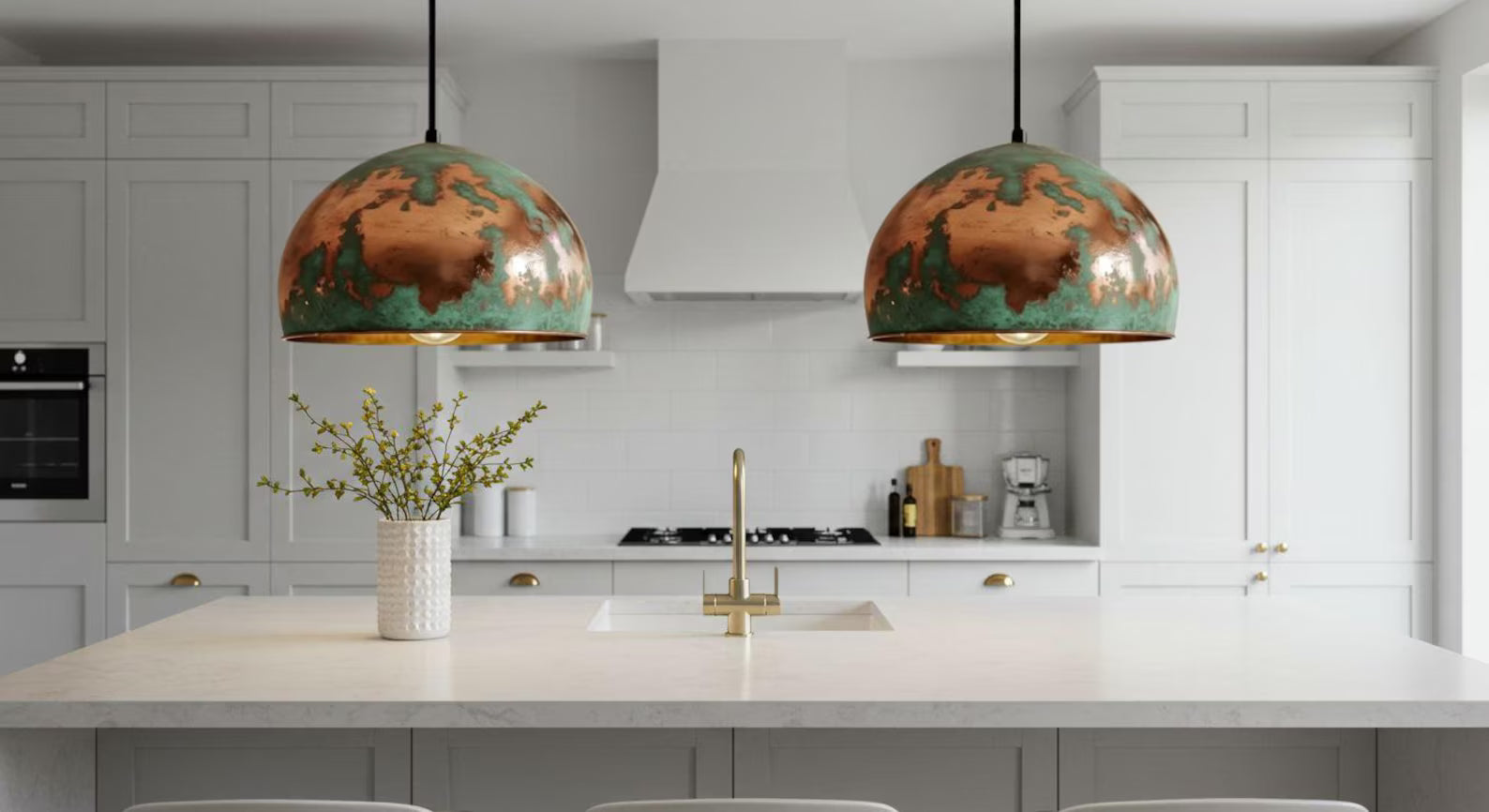 Handcrafted Hammered Ceiling Lamp